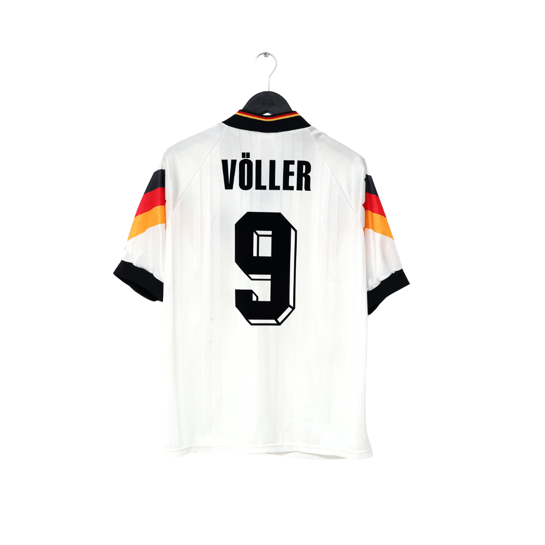 1992/94 VOLLER #9 Germany Vintage adidas Home Football Shirt (L) EURO 92