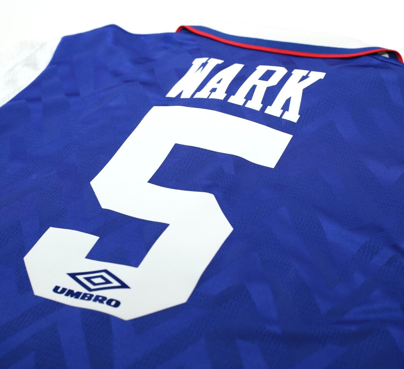 1992/94 WARK #5 Ipswich Town Vintage Umbro Football Shirt Jersey (M)