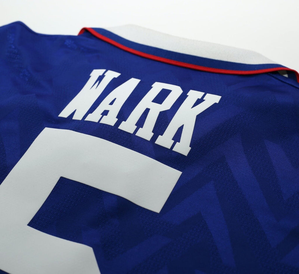 1992/94 WARK #5 Ipswich Town Vintage Umbro Football Shirt Jersey (M)