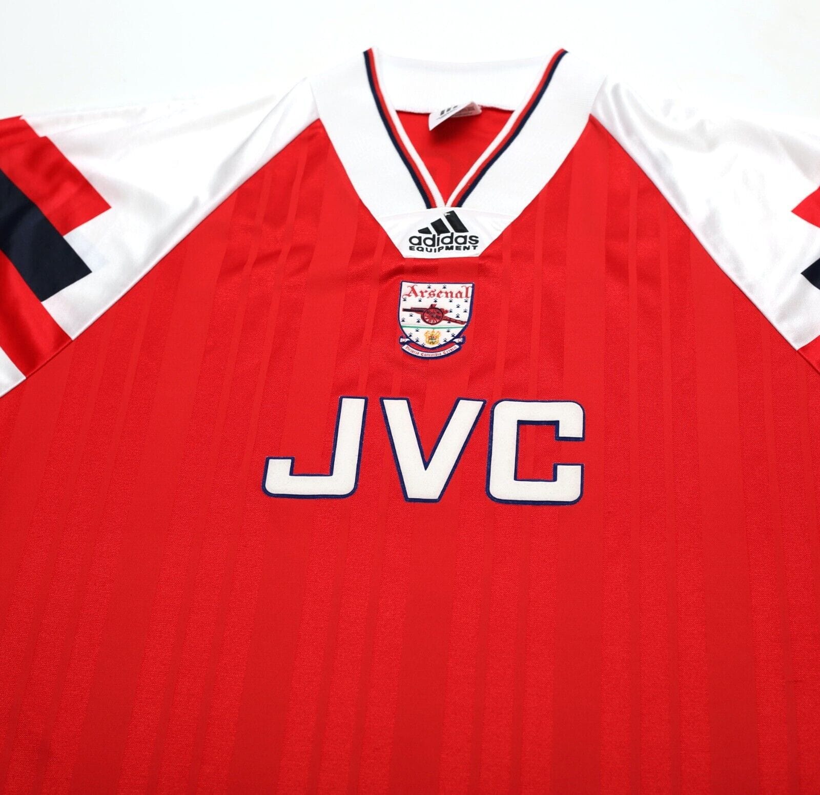 1992/94 WRIGHT #8 Arsenal Vintage adidas Home Football Shirt (S