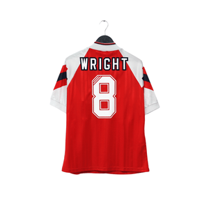 1992/94 Wright #8 Arsenal Vintage adidas Home Football Shirt (L)