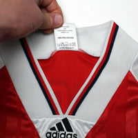 1992/94 Wright #8 Arsenal Vintage adidas Home Football Shirt (L)