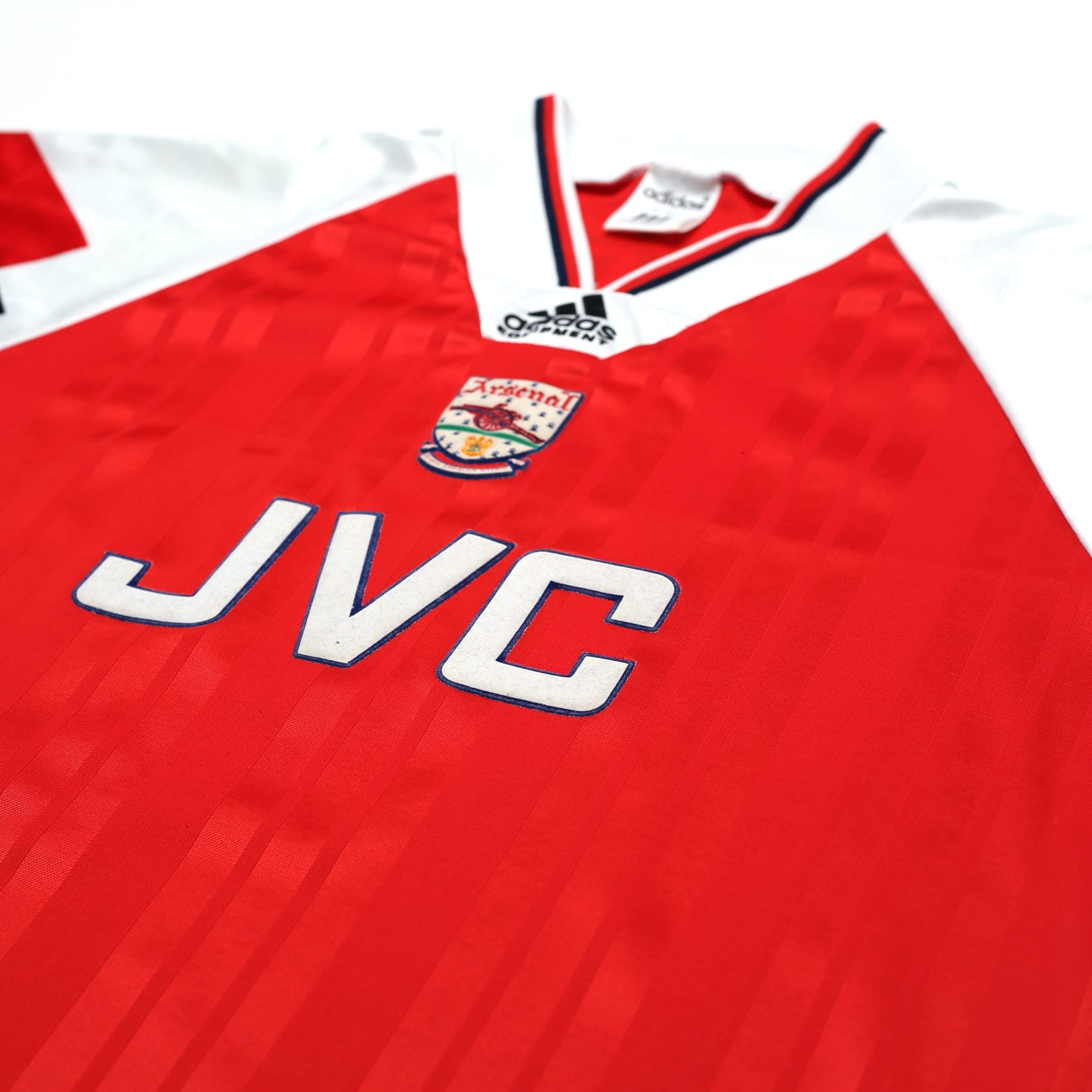 1992/94 Wright #8 Arsenal Vintage adidas Home Football Shirt (L)