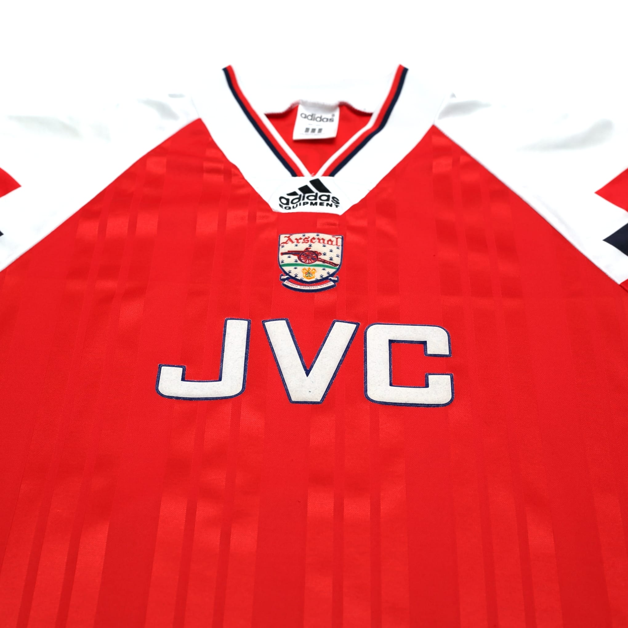 1992/94 Wright #8 Arsenal Vintage adidas Home Football Shirt (L)