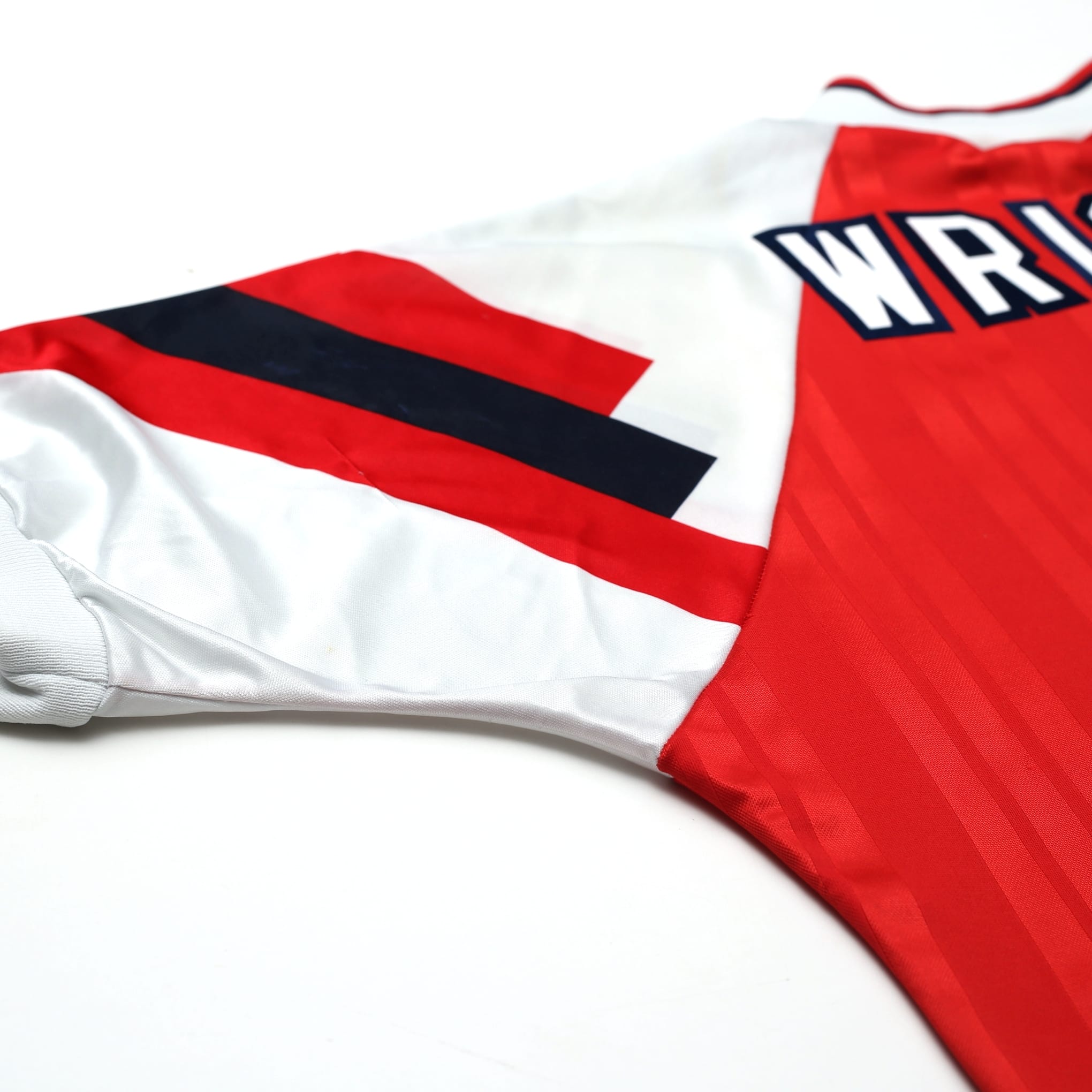 1992/94 Wright #8 Arsenal Vintage adidas Home Football Shirt (L)
