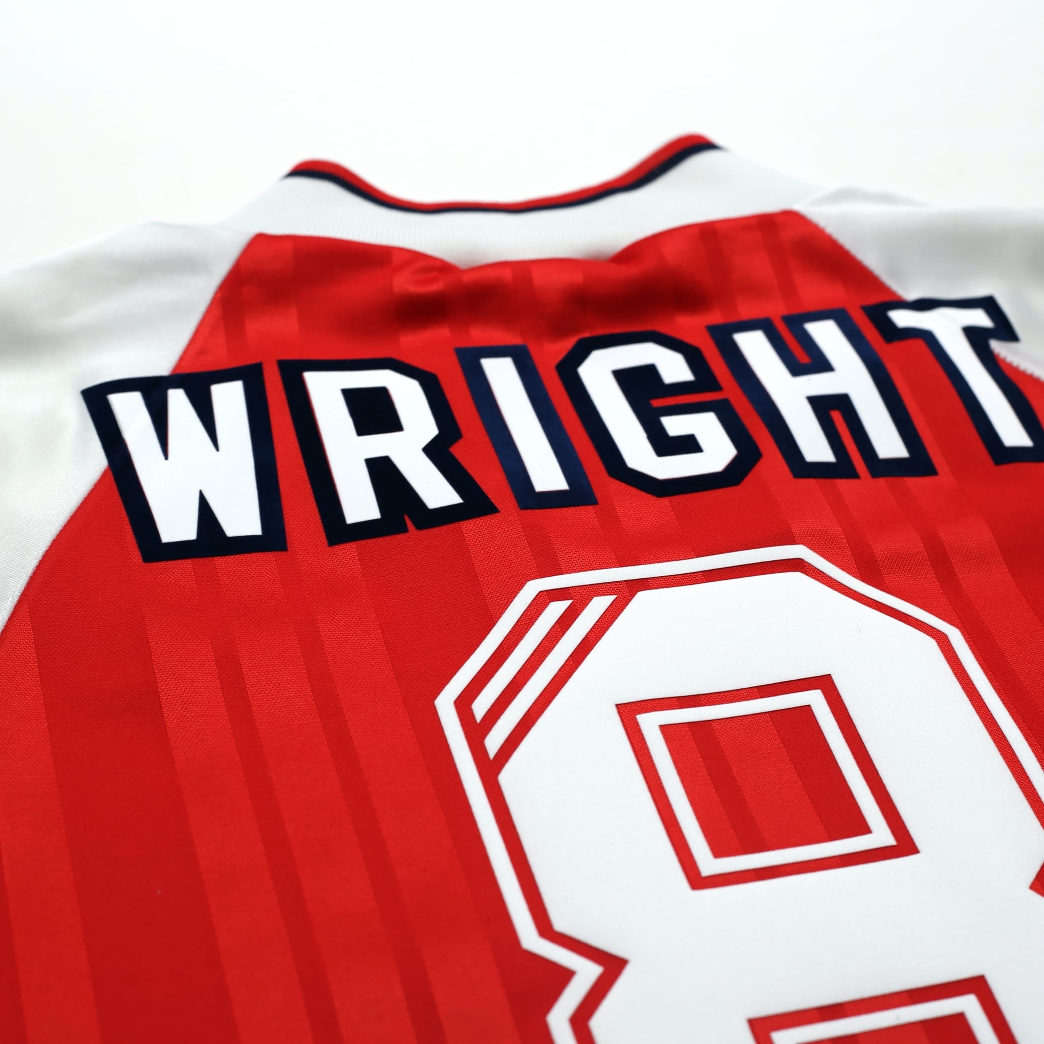 1992/94 Wright #8 Arsenal Vintage adidas Home Football Shirt (L)