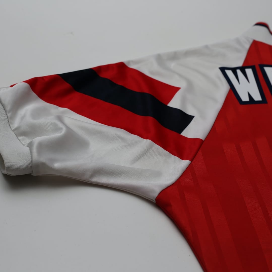1992/94 Wright #8 Arsenal Vintage adidas Home Football Shirt (M)