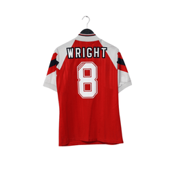 1992/94 Wright #8 Arsenal Vintage adidas Home Football Shirt (M)