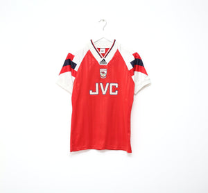 1992/94 WRIGHT #8 Arsenal Vintage adidas Home Football Shirt (S)