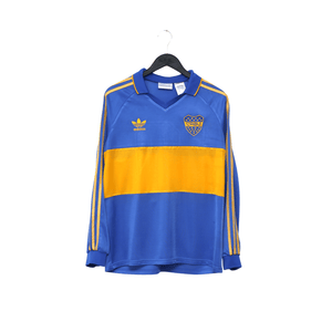 1993 #10 Boca Juniors Retro adidas Orginals L/S Home Football Shirt (M)