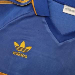 1993 #10 Boca Juniors Retro adidas Orginals L/S Home Football Shirt (M)