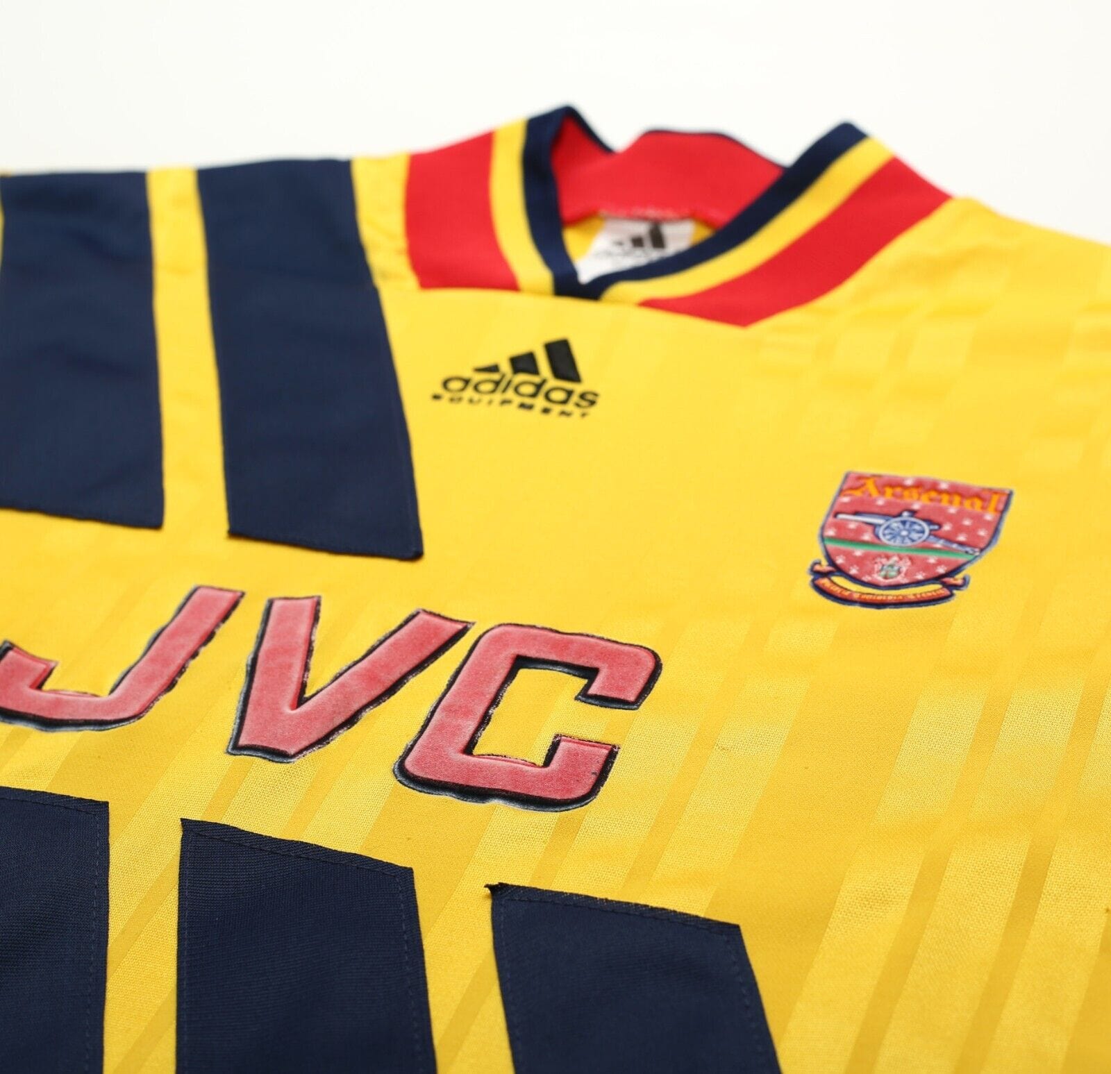 1993/94 ARSENAL Vintage adidas Equipment Away Football Shirt (S)