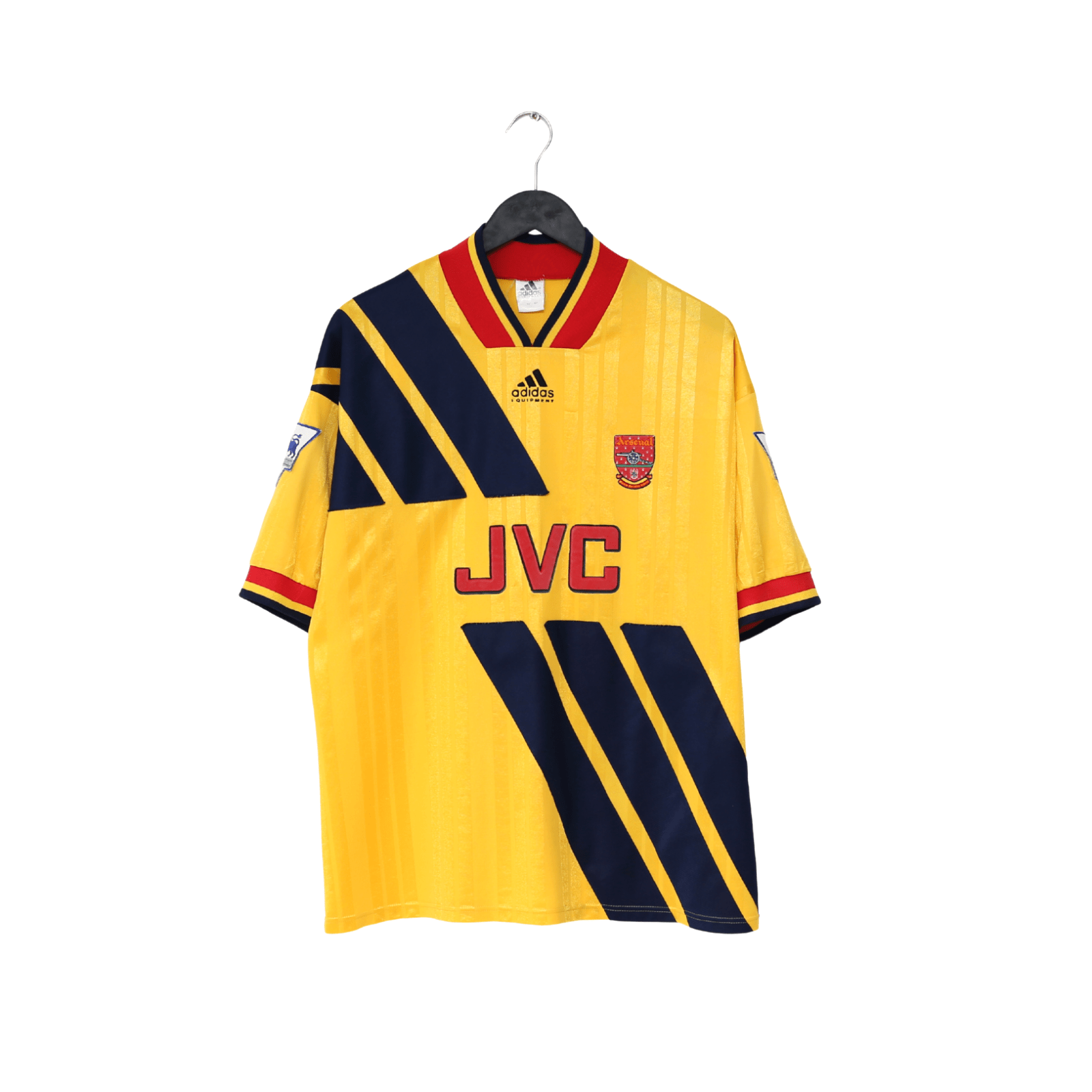 1993/94 ARSENAL Vintage adidas Equipment Away Football Shirt (XL)
