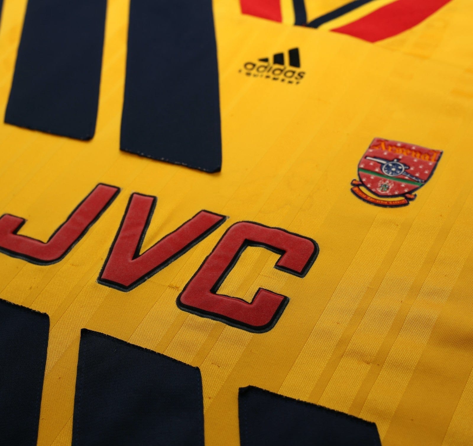 1993/94 ARSENAL Vintage adidas Equipment Away Football Shirt (XL)