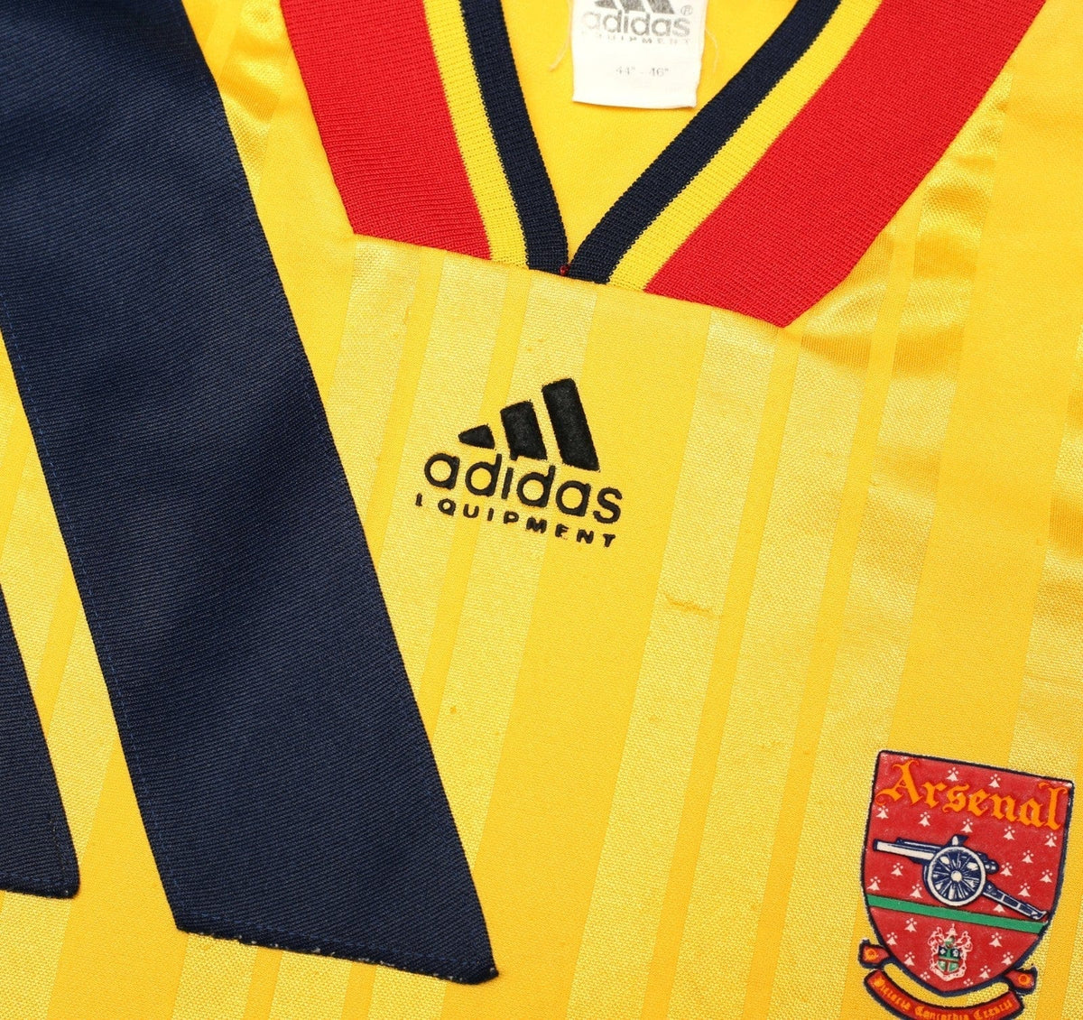 1993/94 ARSENAL Vintage adidas Equipment Away Football Shirt (XL)