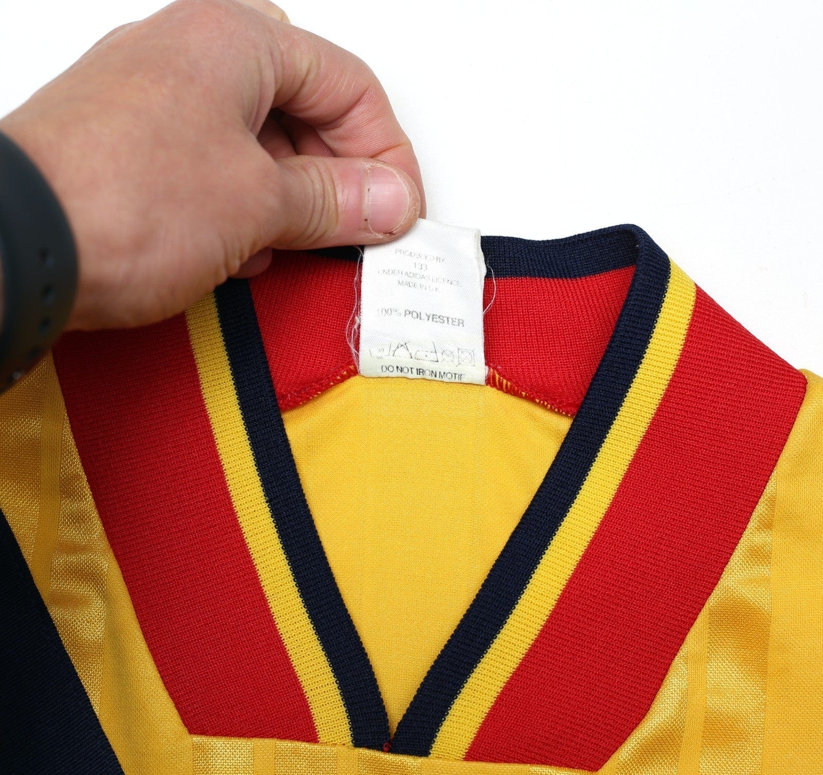 1993/94 ARSENAL Vintage adidas Equipment Away Football Shirt (XL)