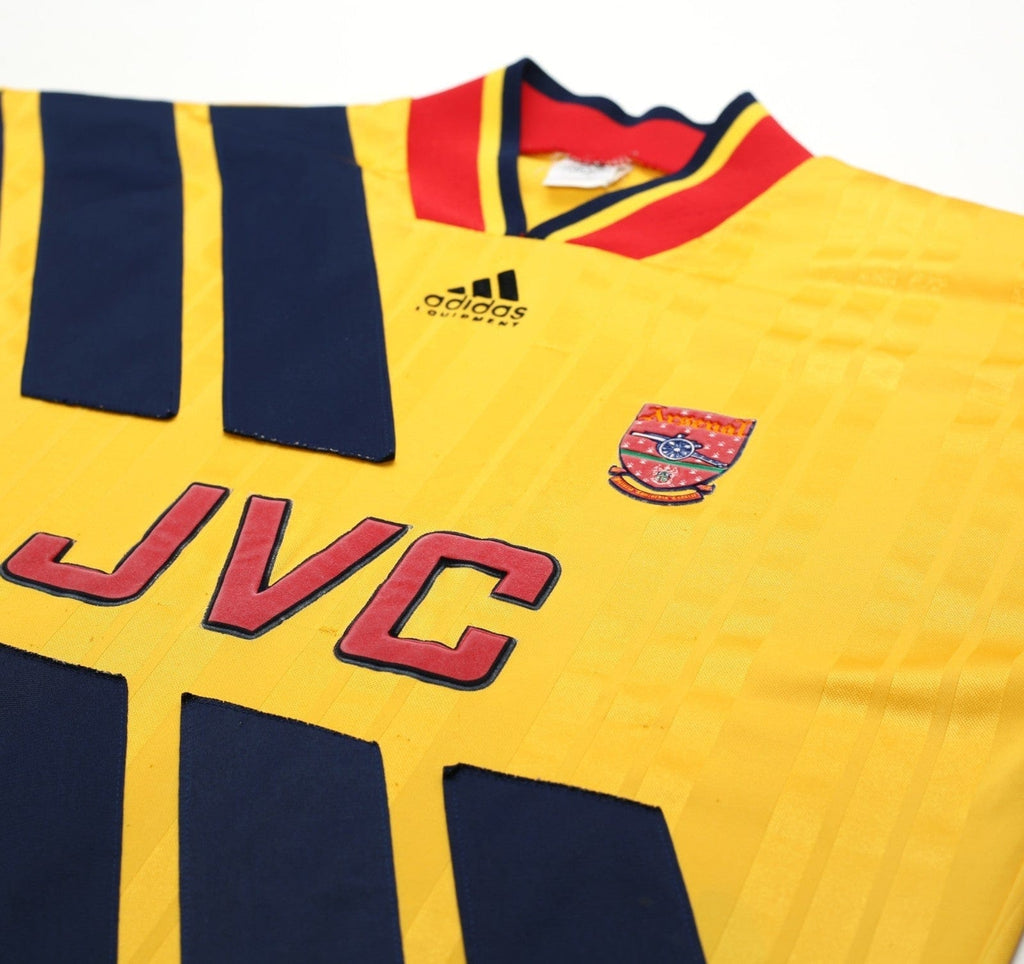 1993/94 ARSENAL Vintage adidas Equipment Away Football Shirt (XL)