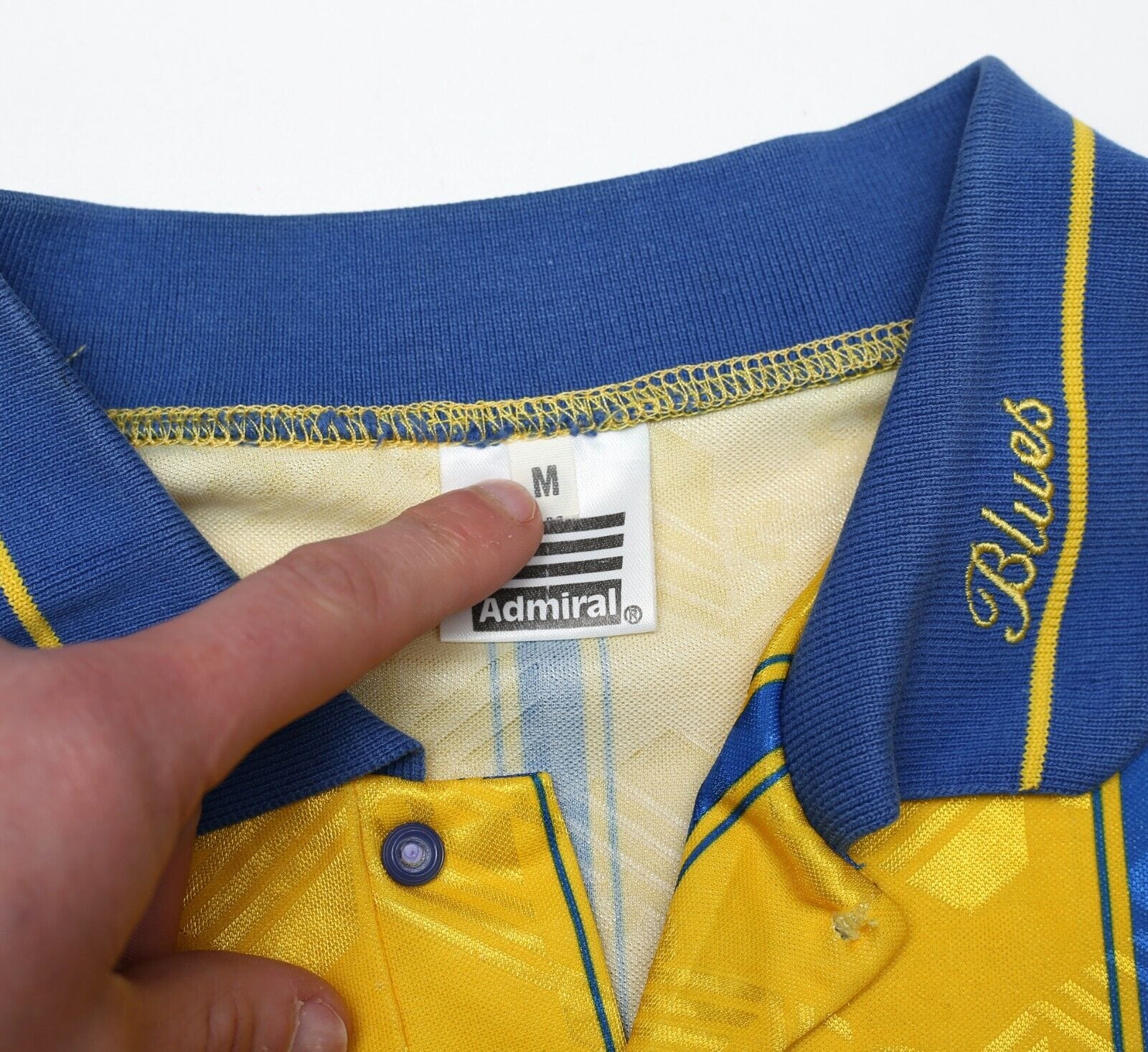 1993/94 BIRMINGHAM CITY Vintage Admiral Away Football Shirt (M)