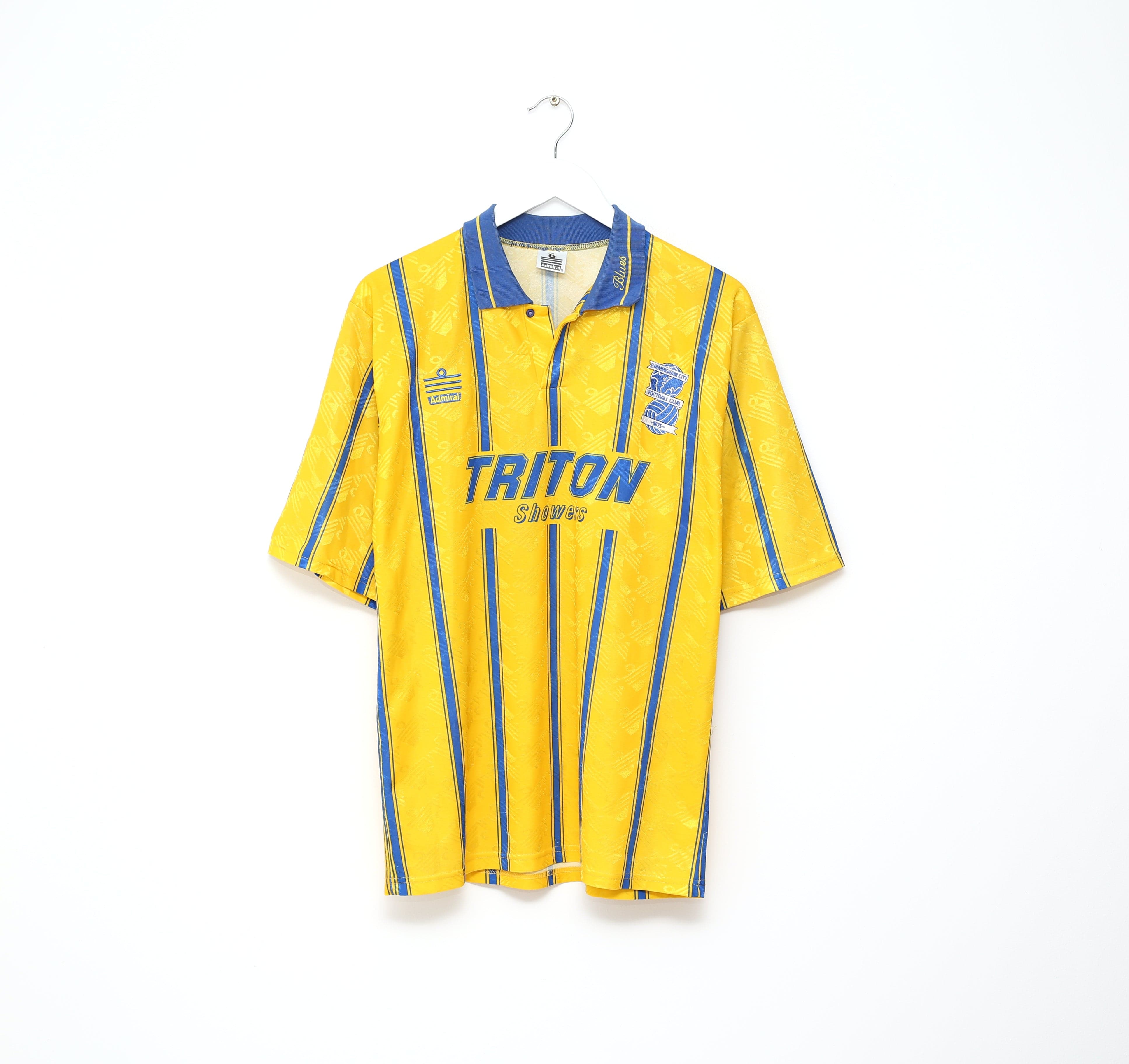 1993/94 BIRMINGHAM CITY Vintage Admiral Away Football Shirt (M)