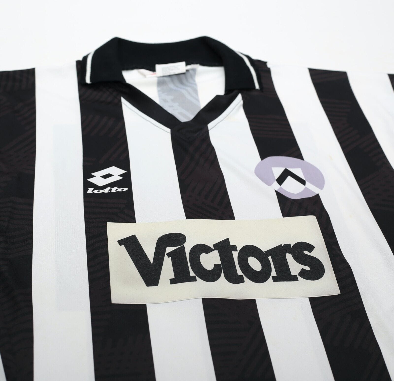 1993/94 BRANCA #9 Udinese Vintage Lotto Long Sleeve Home Football Shirt (L/XL)