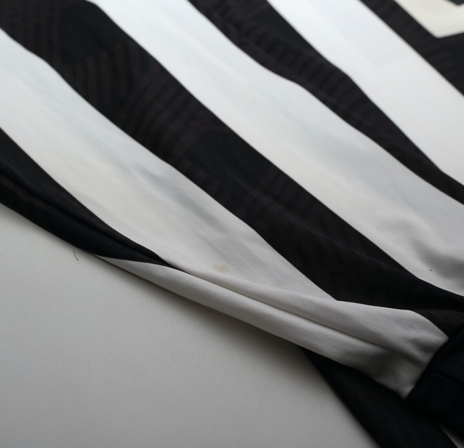 1993/94 BRANCA #9 Udinese Vintage Lotto Long Sleeve Home Football Shirt (L/XL)