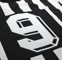 1993/94 BRANCA #9 Udinese Vintage Lotto Long Sleeve Home Football Shirt (L/XL)