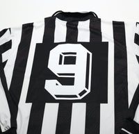 1993/94 BRANCA #9 Udinese Vintage Lotto Long Sleeve Home Football Shirt (L/XL)