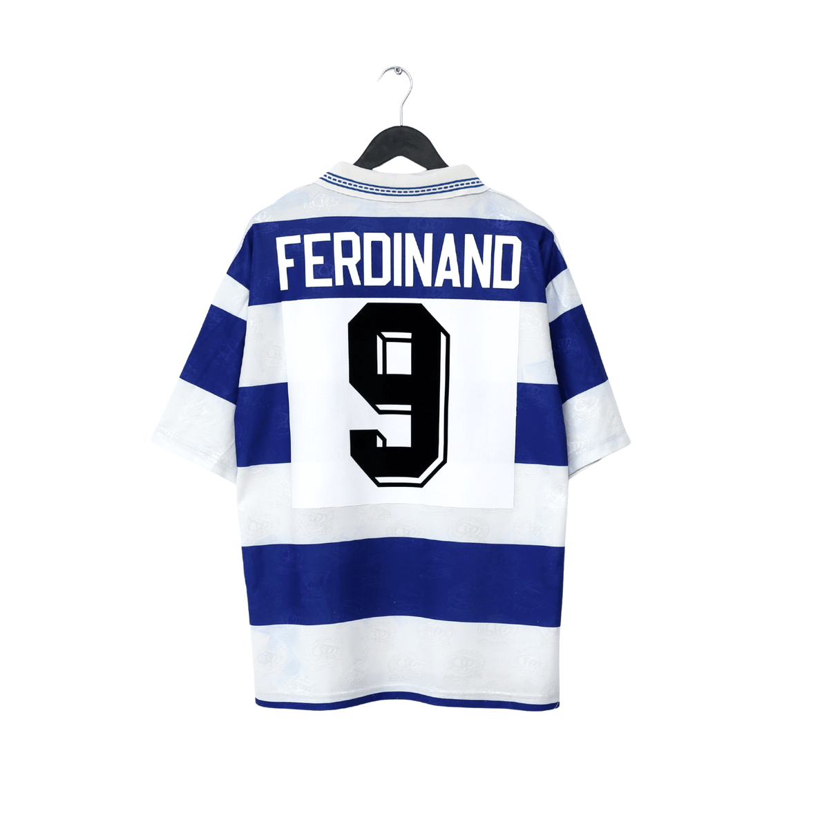 1993/94 FERDINAND #9 QPR Vintage Clubhouse Home Football Shirt 38/40 (M)