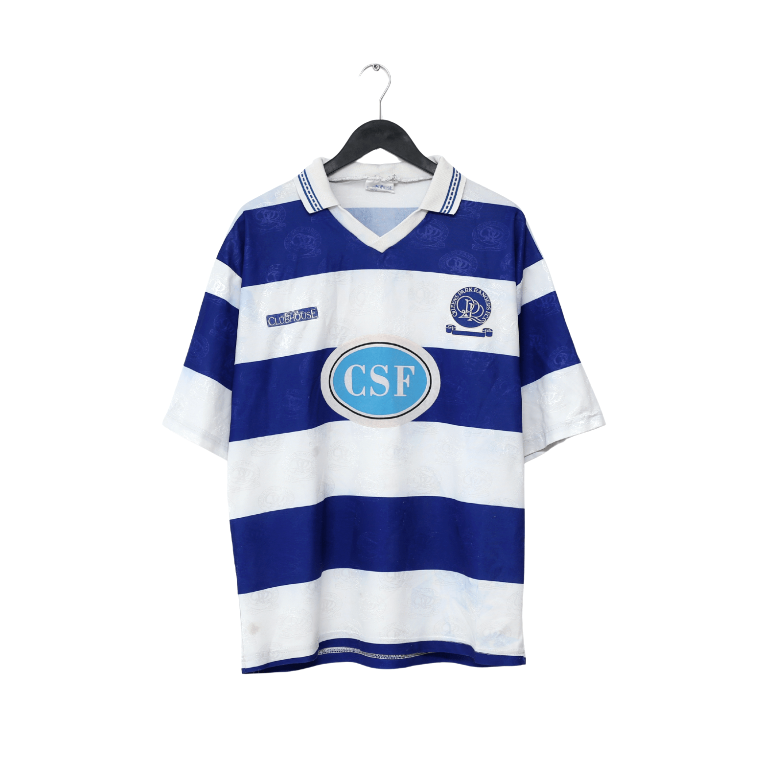 1993/94 FERDINAND #9 QPR Vintage Clubhouse Home Football Shirt 38/40 (M)