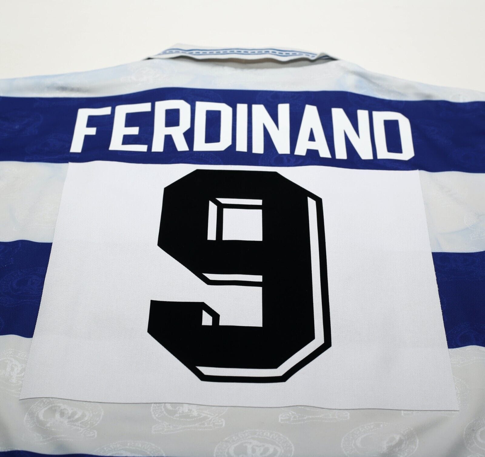 1993/94 FERDINAND #9 QPR Vintage Clubhouse Home Football Shirt 38/40 (M)