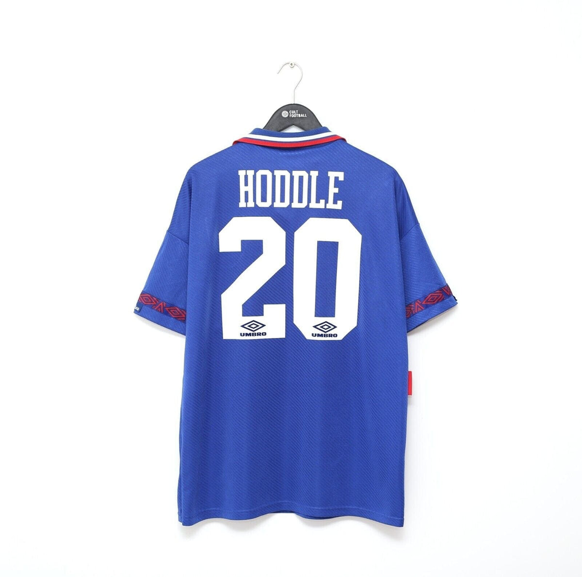 1993/94 HODDLE #20 Chelsea Vintage Umbro Home Football Shirt Jersey (XL)