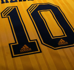 1993/94 MERSON #10 Arsenal Retro adidas Equipment Away Football Shirt (S/M)