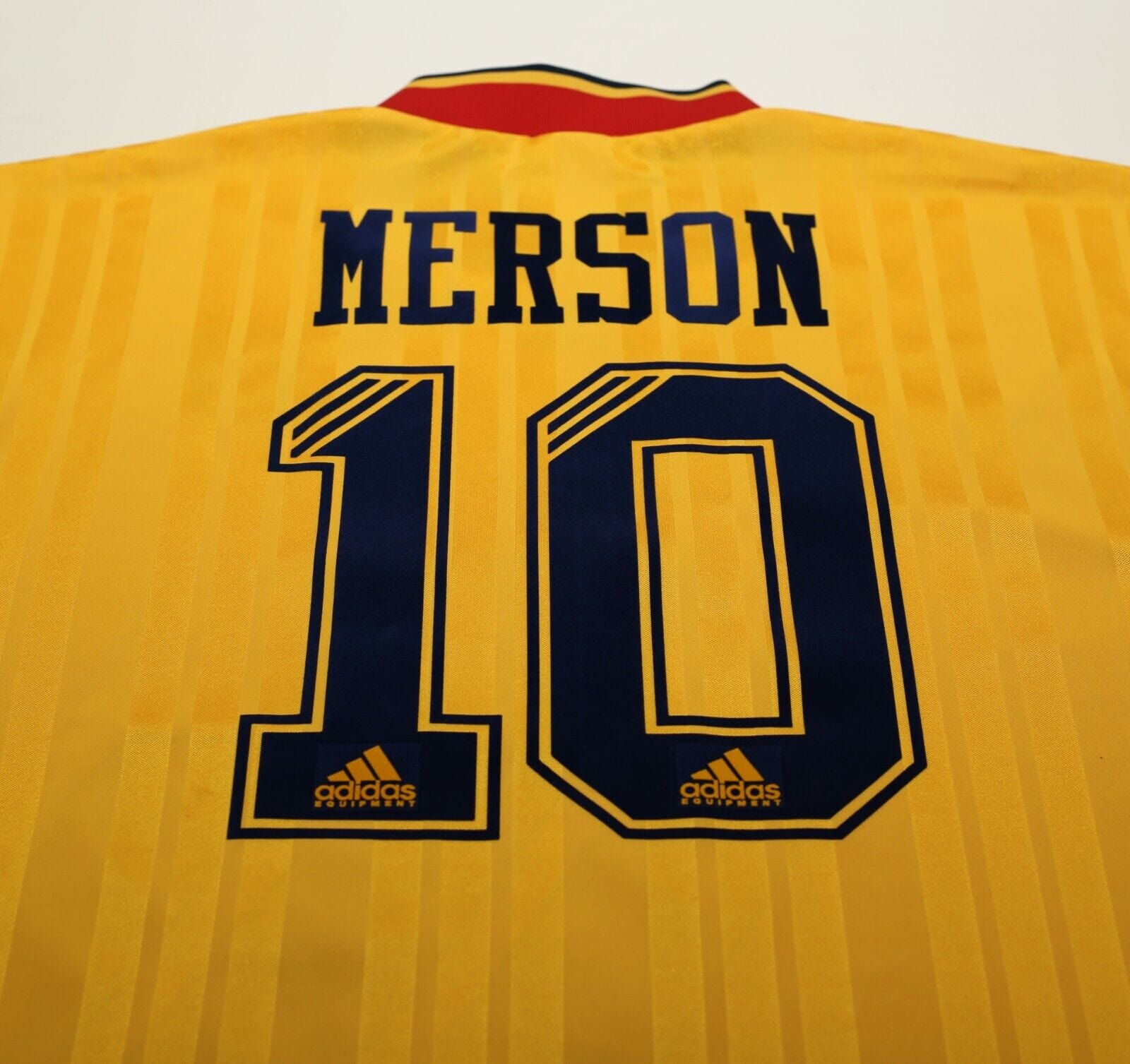 1993/94 MERSON #10 Arsenal Retro adidas Equipment Away Football Shirt (S/M)