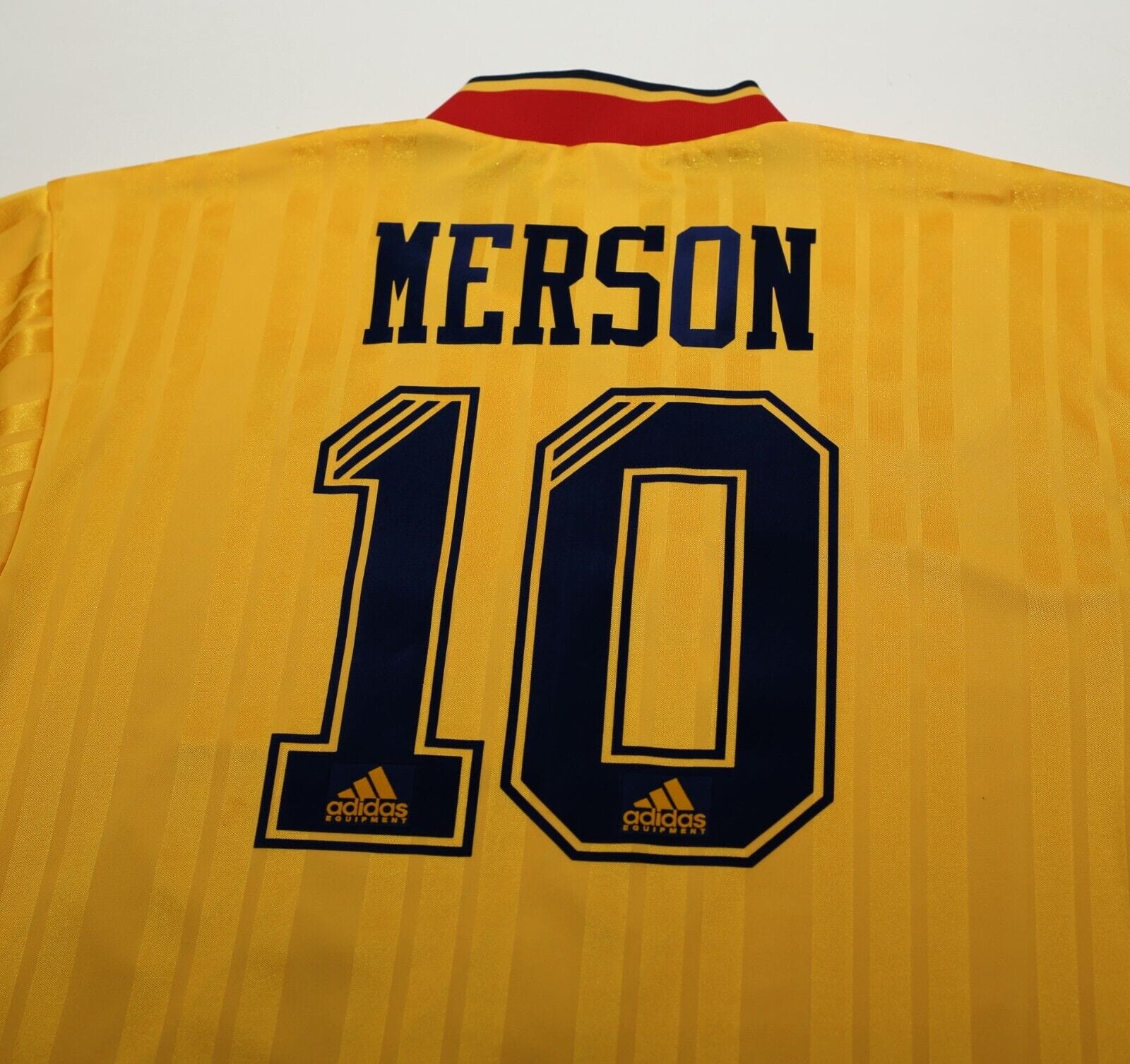 1993/94 MERSON #10 Arsenal Retro adidas Equipment Away Football Shirt (S/M)