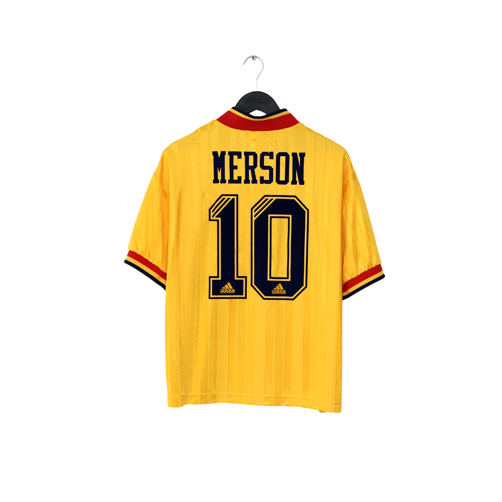 1993/94 MERSON #10 Arsenal Retro adidas Equipment Away Football Shirt (S/M)