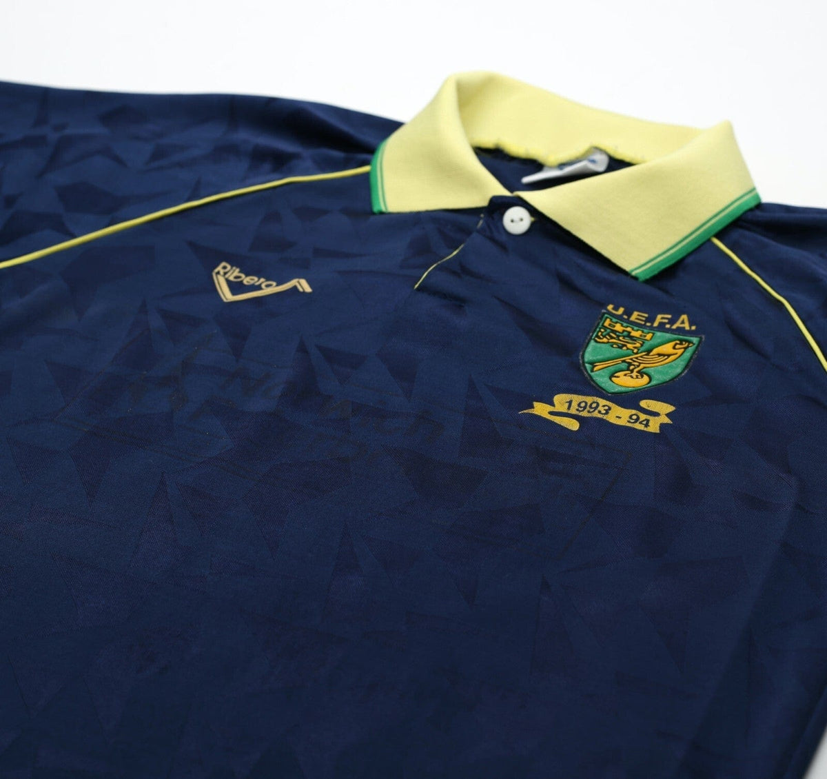 1993/94 NORWICH CITY Vintage Ribero UEFA Cup Away Shirt (S)