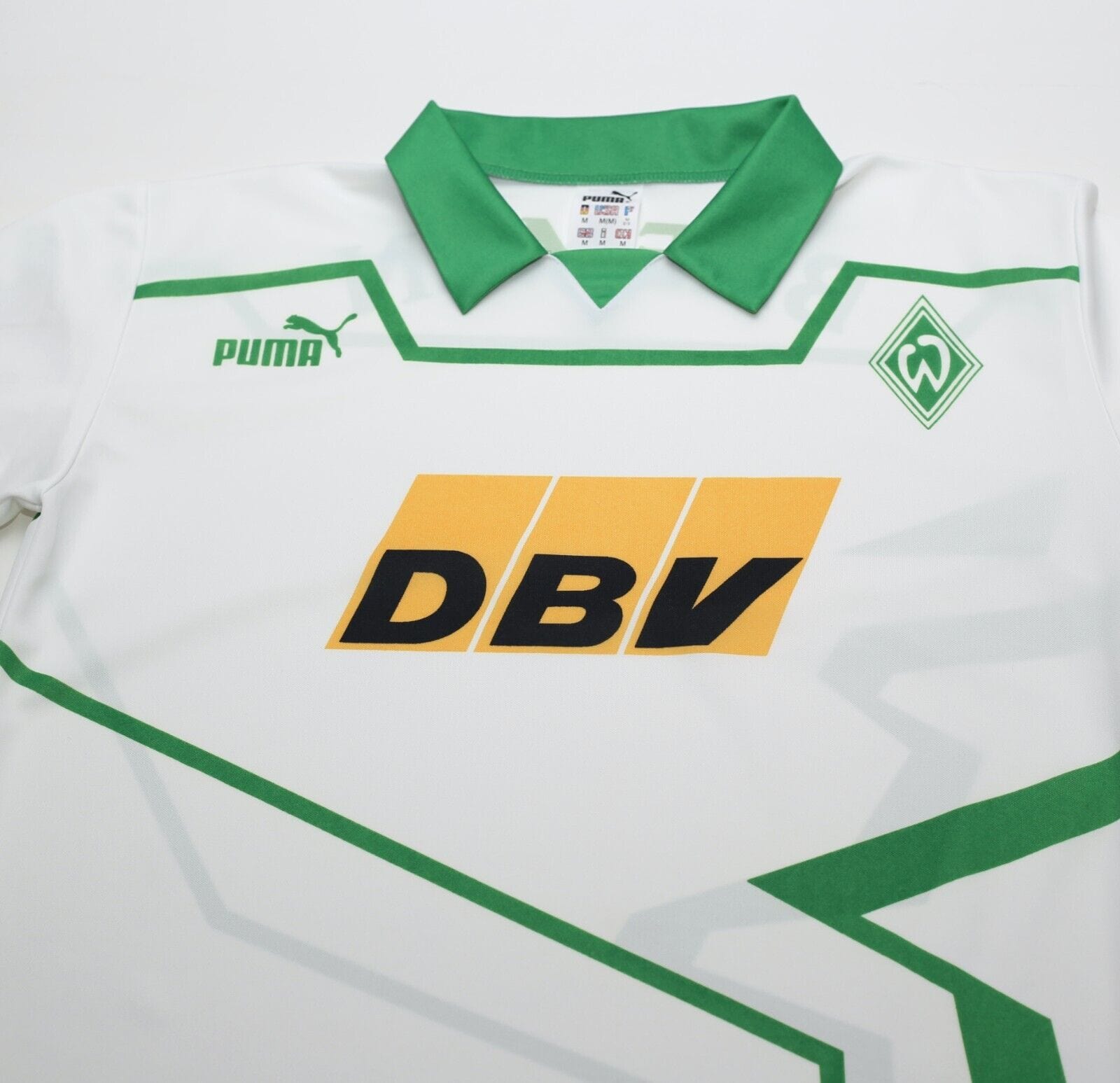 1993/94 WERDER BREMEN Vintage PUMA L/S Home Football Shirt (M)