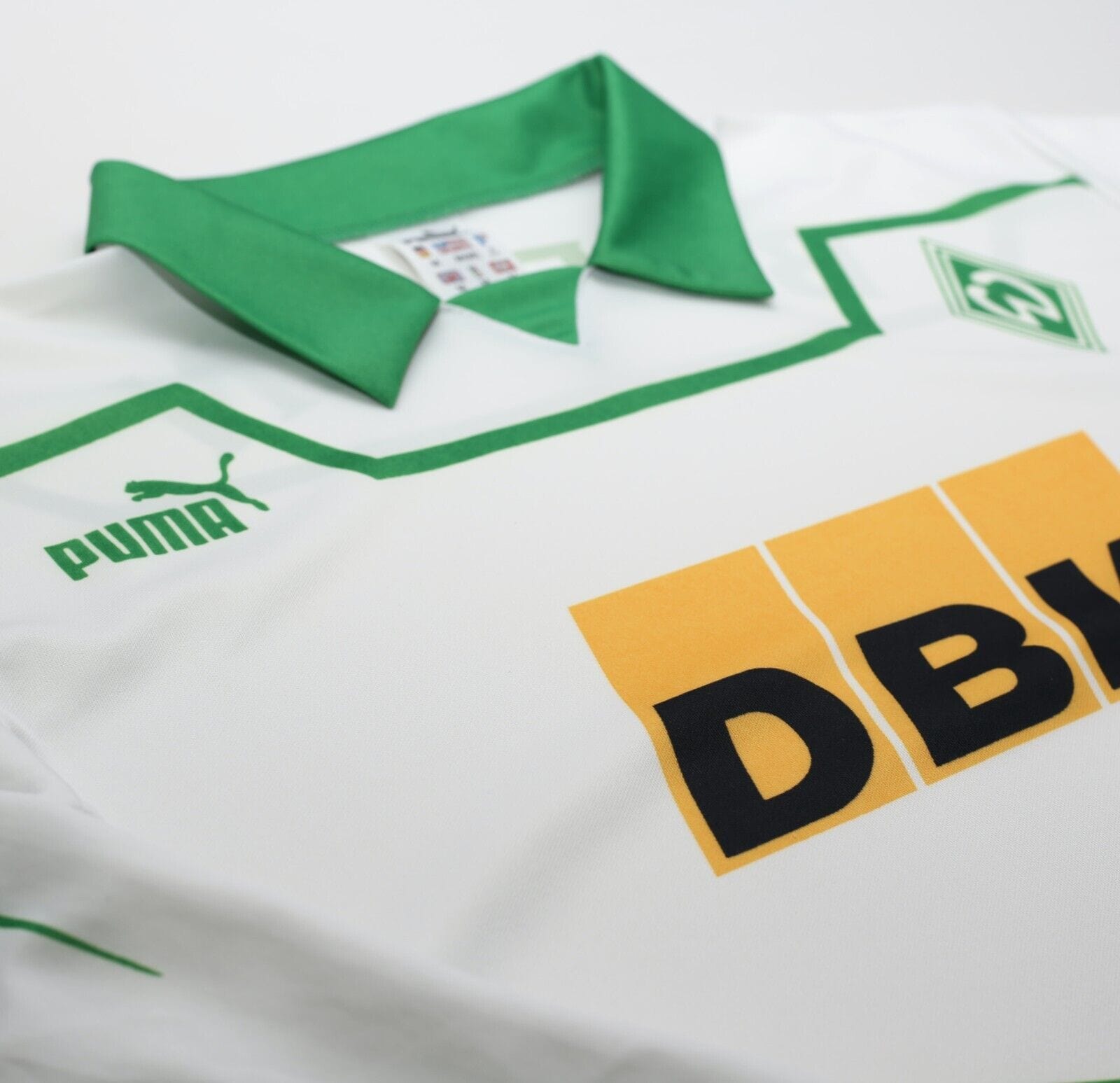 1993/94 WERDER BREMEN Vintage PUMA L/S Home Football Shirt (M)