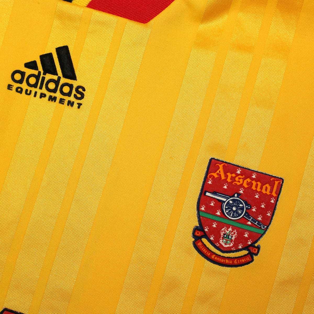 1993/94 Wright #8 Arsenal adidas Equipment Away Football Shirt (XL)