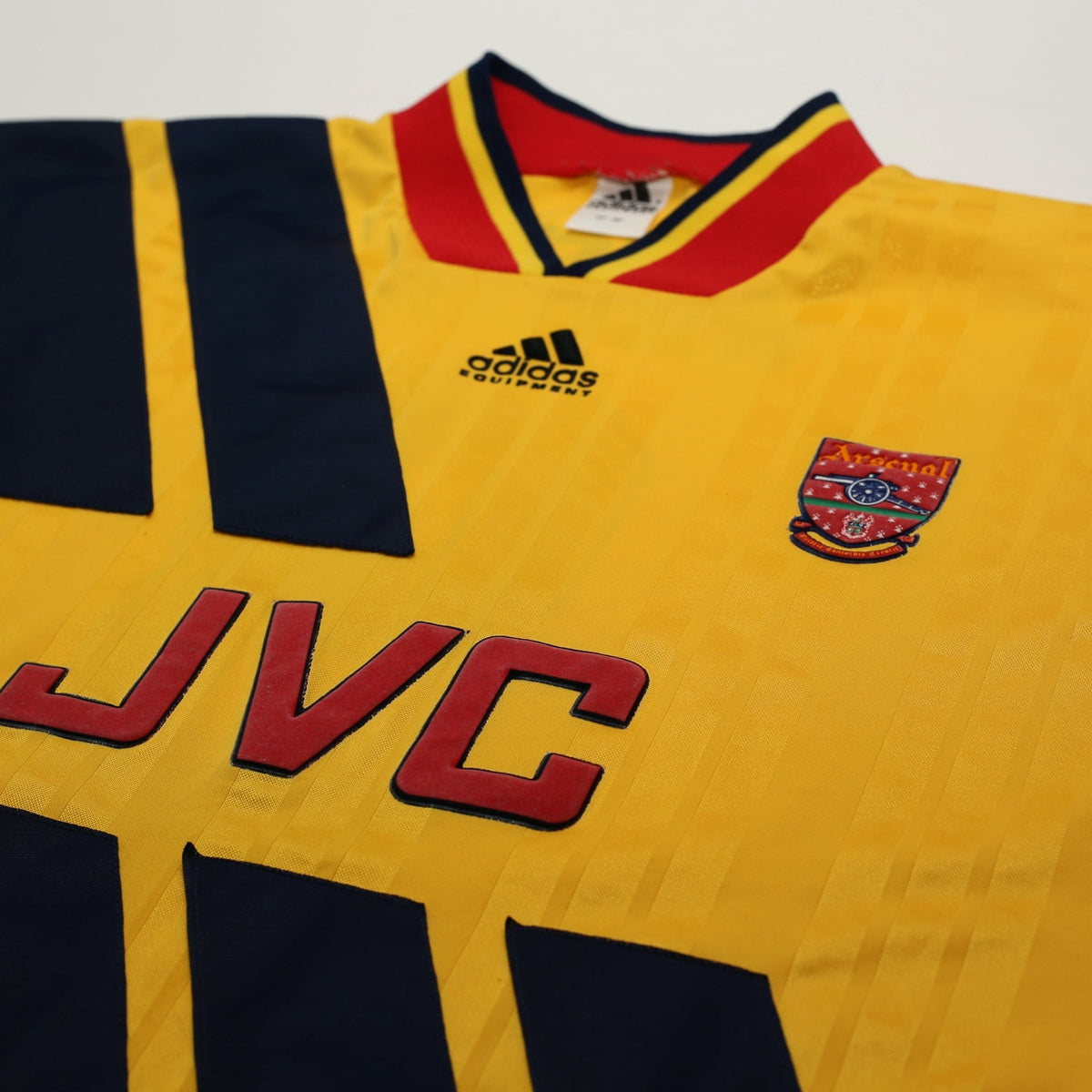 1993/94 Wright #8 Arsenal adidas Equipment Away Football Shirt (XL)