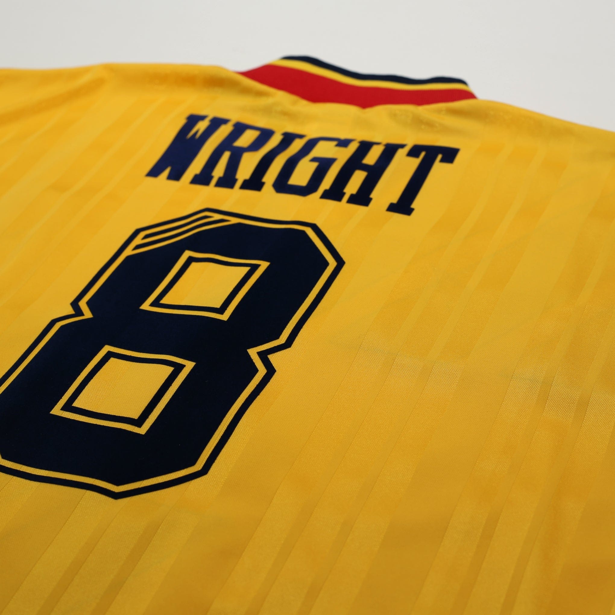 1993/94 Wright #8 Arsenal adidas Equipment Away Football Shirt (XL)