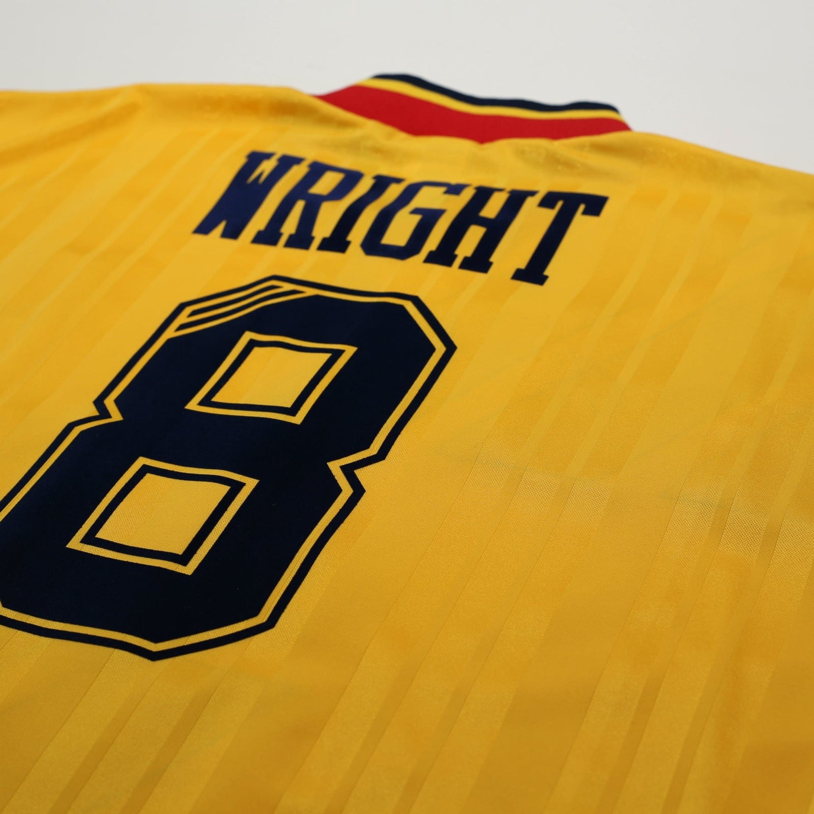 1993/94 Wright #8 Arsenal adidas Equipment Away Football Shirt (XL)