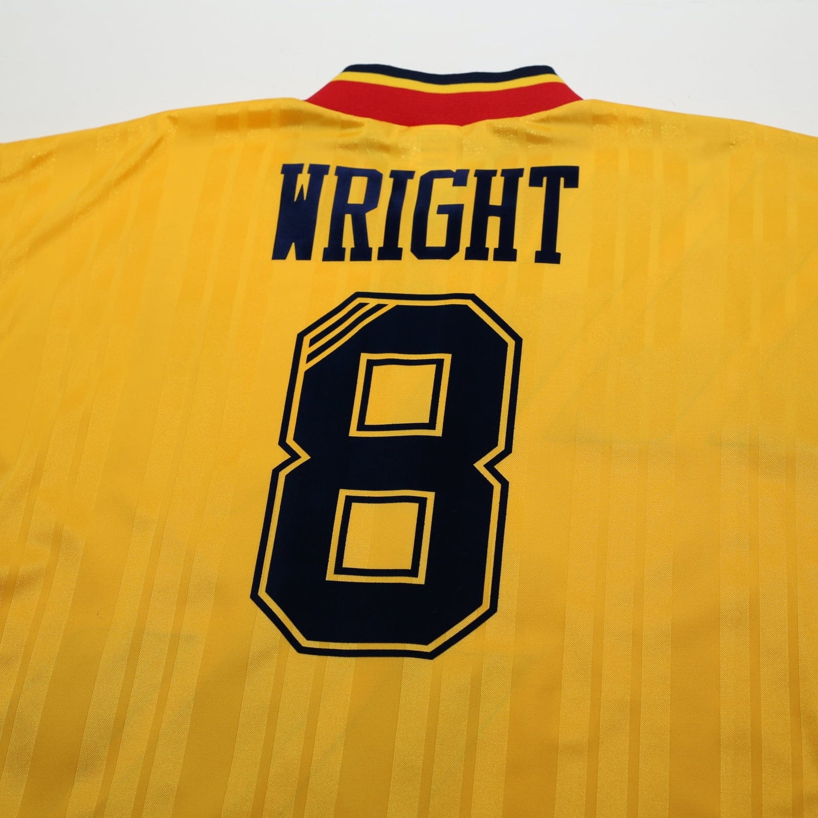 1993/94 Wright #8 Arsenal adidas Equipment Away Football Shirt (XL)