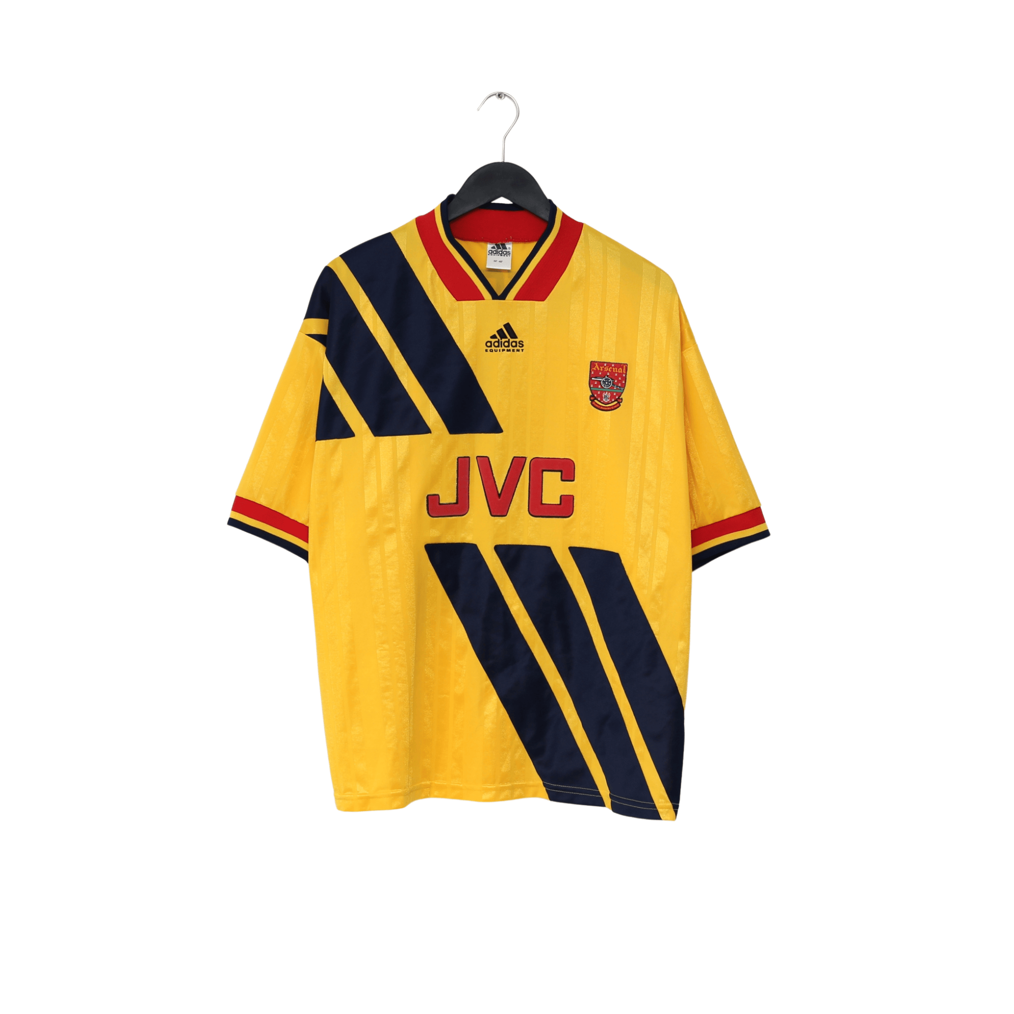 1993/94 Wright #8 Arsenal adidas Equipment Away Football Shirt (XL