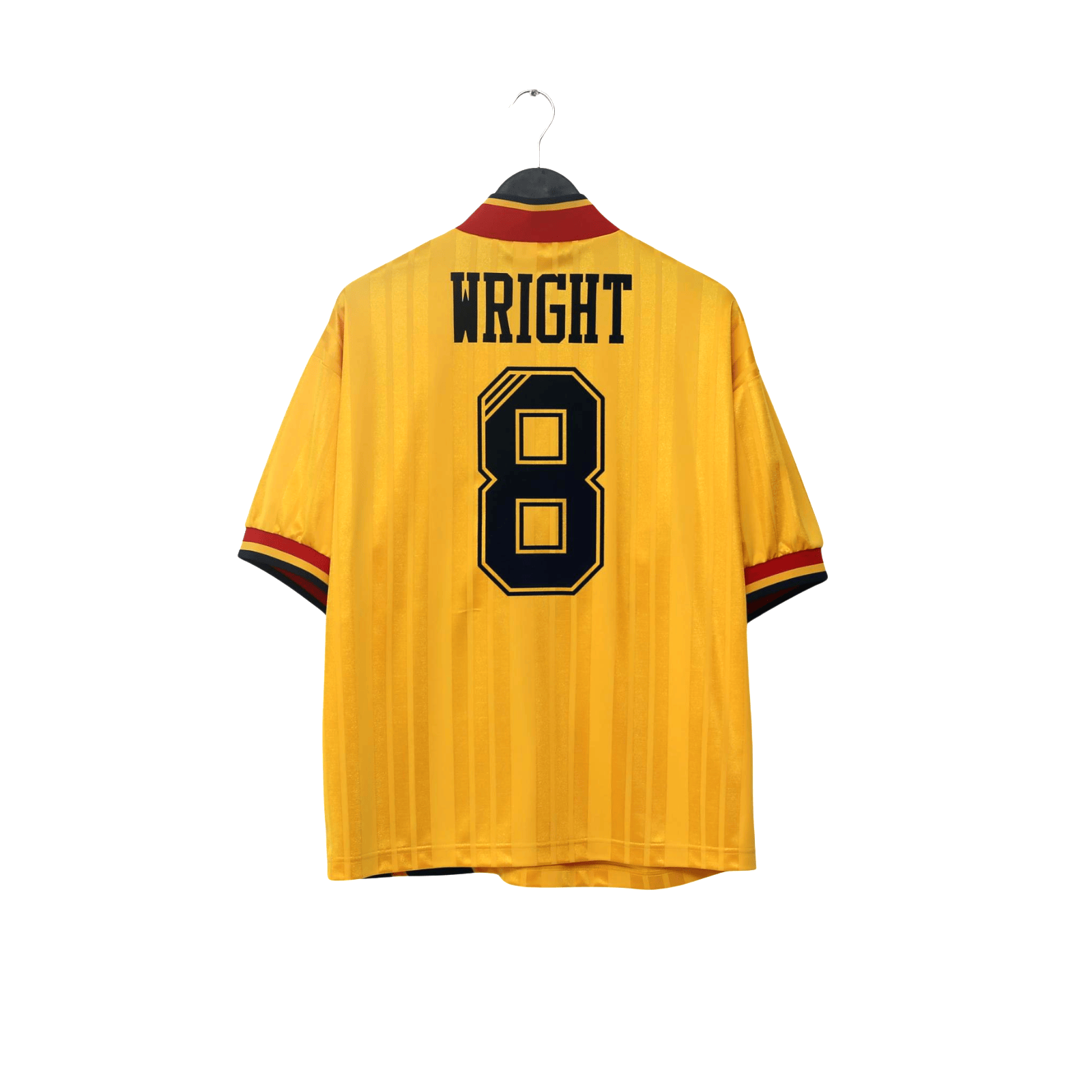 1993/94 Wright #8 Arsenal Retro adidas Equipment Away Football Shirt (M/L)