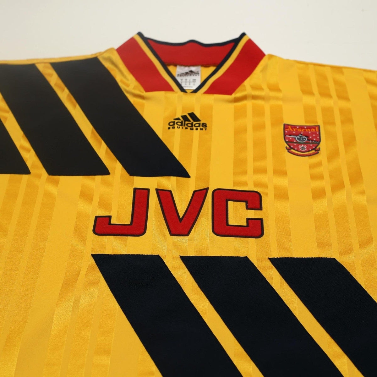 1993/94 Wright #8 Arsenal Retro adidas Equipment Away Football Shirt (M/L)
