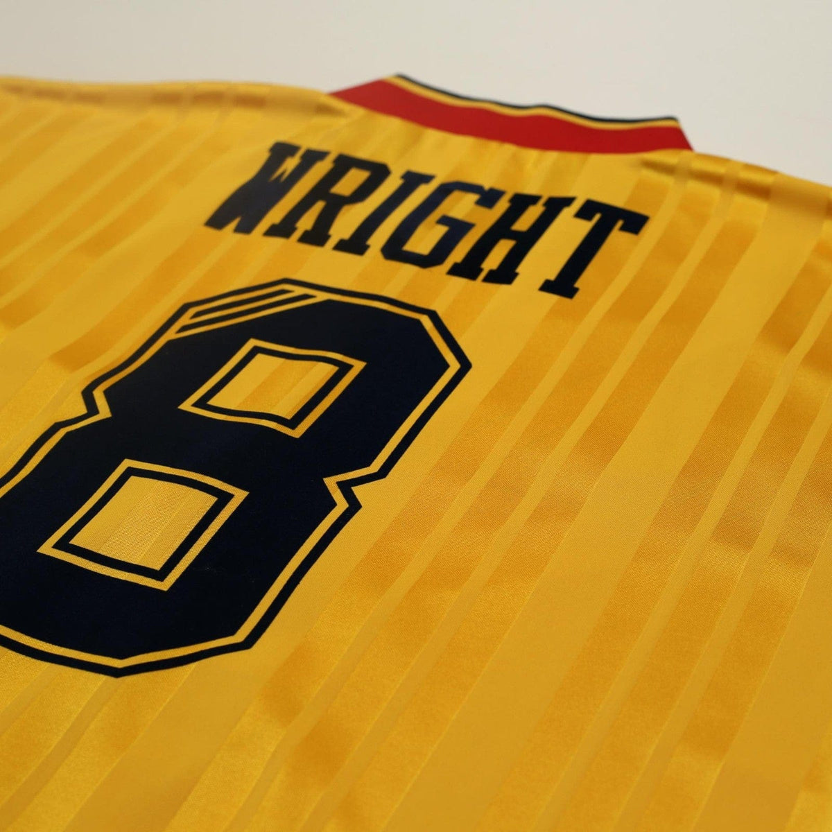 1993/94 Wright #8 Arsenal Retro adidas Equipment Away Football Shirt (M/L)