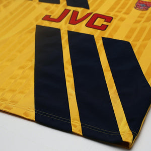 1993/94 Wright #8 Arsenal Retro adidas Equipment Away Football Shirt (M/L)