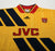 1993/94 WRIGHT #8 Arsenal Retro adidas Equipment Away Football Shirt (M/L)