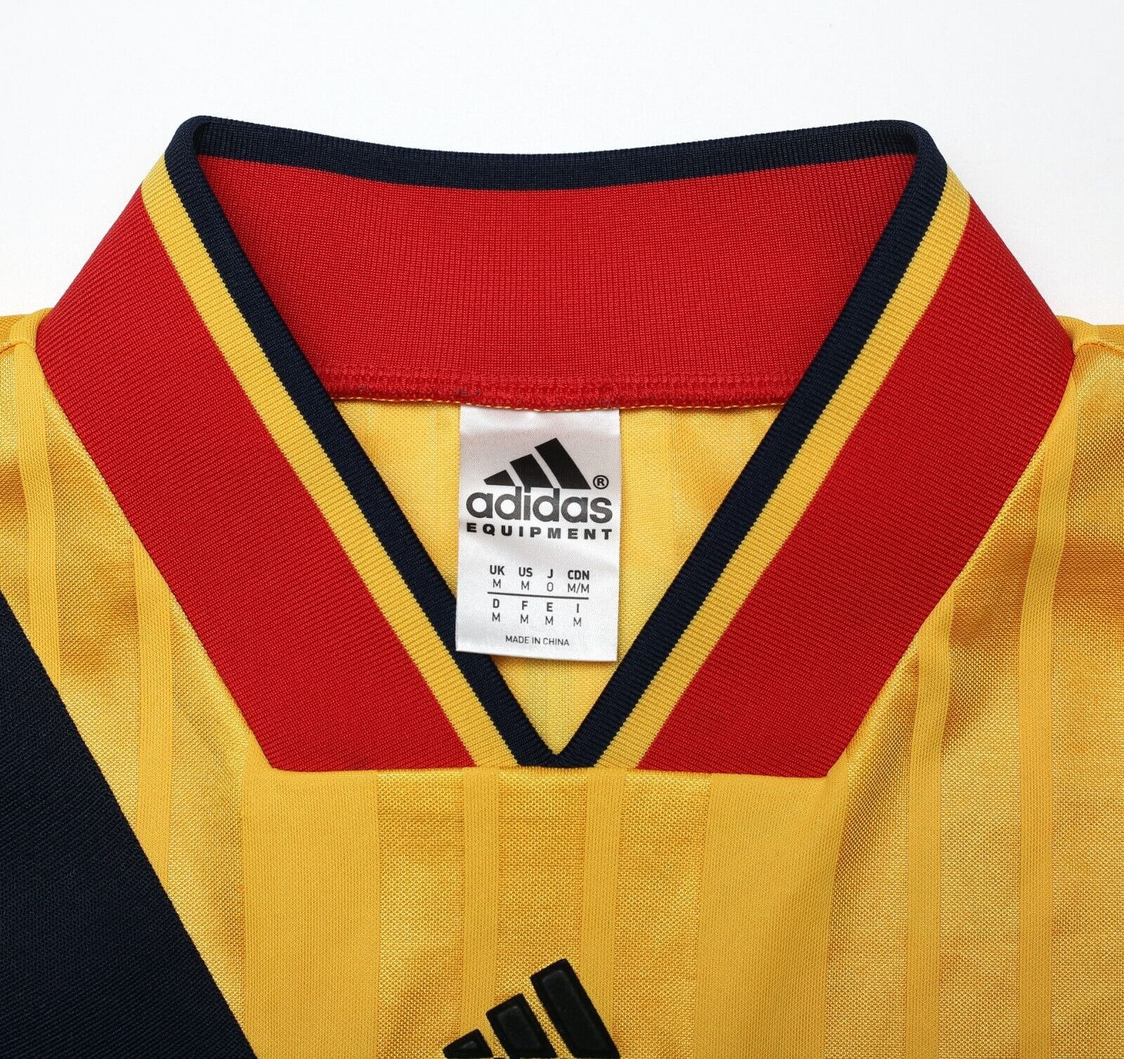 1993/94 WRIGHT #8 Arsenal Retro adidas Equipment Away Football Shirt (M/L)